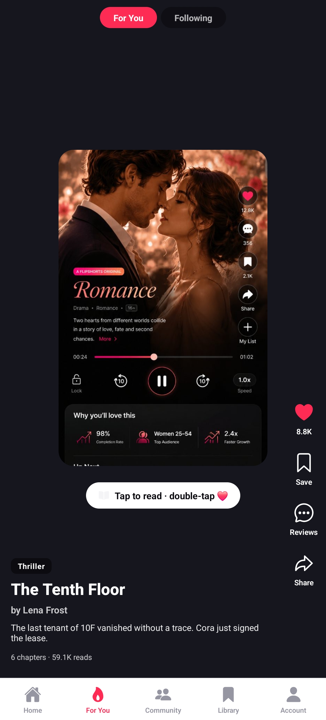 ReadEra clone listen mode reading a document aloud